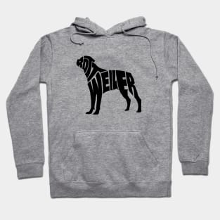 Rottweiler black Hoodie